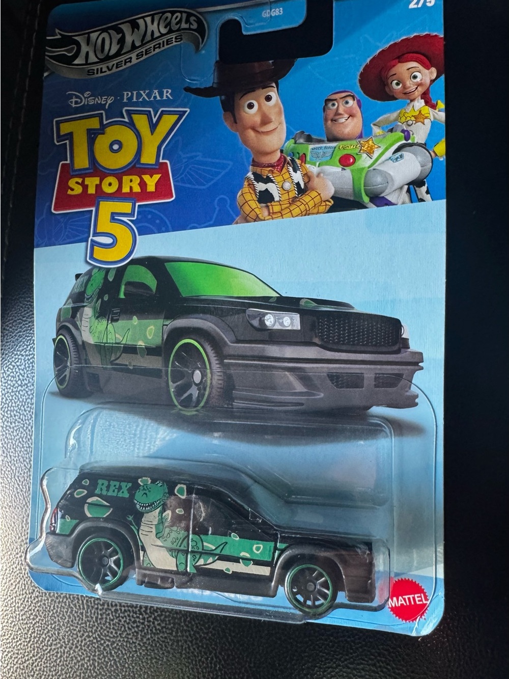 Mattel Hot Wheels Toy Story 5 Rex Green & Black Die-Cast Van